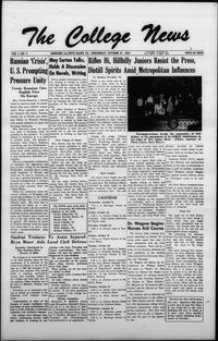 College news, October 21, 1953