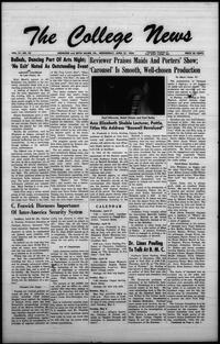 College news, April 27, 1955