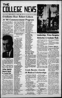 College news, May 30, 1966