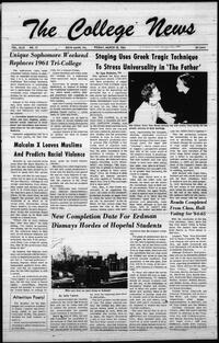 College news, March 20, 1964