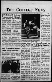 College news, April 5, 1968