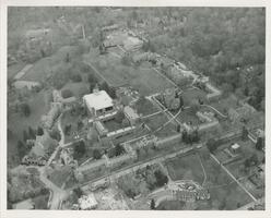 Bryn Mawr College campus, aerial view