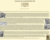 Guide to the collection of European Travel Accounts printed before 1850, archived website