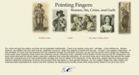 Pointing fingers : women, sin, crime, and guilt exhibit, archived website
