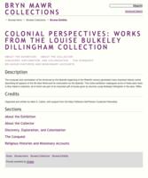 Colonial perspectives : works from the Louise Bulkeley Dillingham collection exhibit, archived website