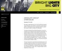 Bright lights, big city : the development and influence of the metropolis, archived website