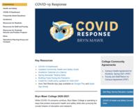 Bryn Mawr College COVID-19 Response, archived website