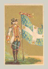 DRAPEAU DES GARDES FRANÇAISES (1763)