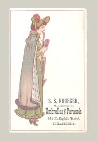 S. S. Krueger, Manufacturer of Umbrellas and Parasols