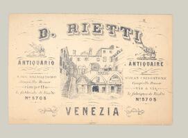 D. Rietti, Anitquario, Antiquaire