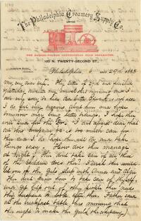 1883 June 29, Philadelphia, to wife