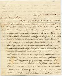 1837 October 25, Haverford, to Henry Cope, Philadelphia