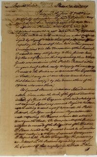 Israel Pemberton's letter to Colonel Hugh Mercer, October 3, 1759