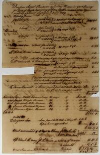 Bills and Receipts, October 9, 1759