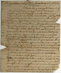 John Hunt's letter to Israel Pemberton, February 12, 1760