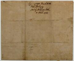 Jo. Peepy's letter to Israel Pemberton, March 22, 1760