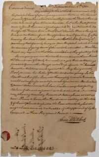 Isaac Whitelock's letter to Israel Pemberton, June 6, 1760