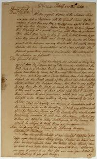 John Langdale's letter to Israel Pemberton, August 18, 1760