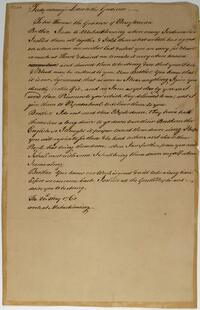 Teedyuscung's letter to the Governor of Pennsylvania, May 20, 1760