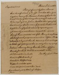 Israel Pemberton's letter to John Langdale, February 10, 1761