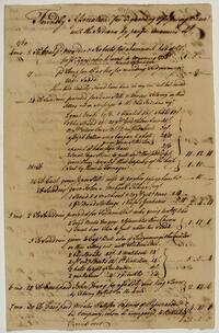 Pemberton's Account with the Friendly Association, April 7, 1761