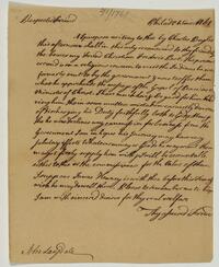 Pemberton's Letter to John Langdale, May 1, 1761