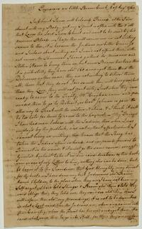 Pemberton's Letter from Frederick Post, August 8, 1761