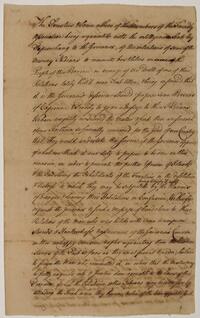 Proposal to Governor on message to the Munsies, October 1761