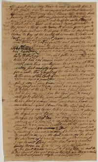 Christian Frederick Post's letter to Israel Pemberton, November 26, 1761