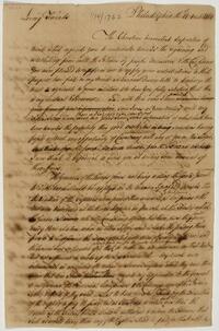 Israel Pemberton's letter to Benjamin Horsey and other Mennonites, January 14, 1762