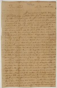 John Hunt's letter to Israel Pemberton, April 6, 1762