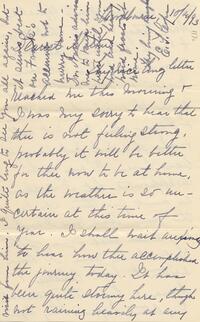 1893 October 7, Woodbourne, to dearest Mother