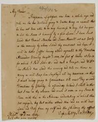 Mary Pemberton's letter to her husband, Israel Pemberton, June 14, 1762