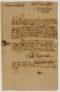 Israel Pemberton's letter to his father and namesake, Israel Pemberton, June 18, 1762