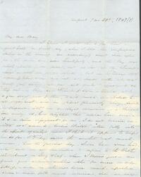 1847 July 29, Newport, to My Dear Mary