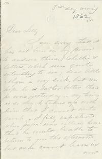 1862 August 26, to Dear Lilly