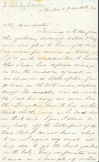 1864 September 30, Newport, to My dear sister