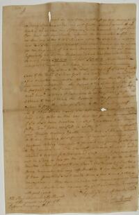 John Hunt's letter to Israel Pemberton, April 12, 1763