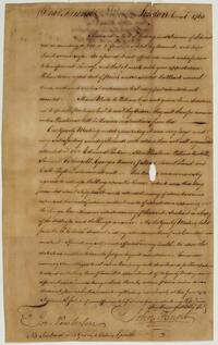 John Hunt's letter to Israel Pemberton, June 1, 1763