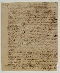 Minutes of Conference with Jos. Peepy and Peter Harrison, November 19, 1772