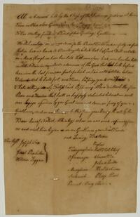 Message of Indians West of the Ohio to Friends, March 4, 1775