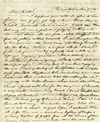 1843 August 17, Philadelphia, to Dear Mother