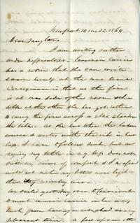 1864 October 22, Newport, to Dear daughters