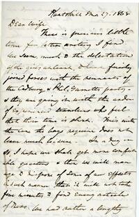 1868 August 27, Kaatskill, to Dear Wife