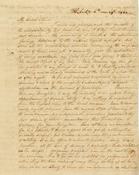 1822 June 19, Philadelphia, to My dearest Elenor