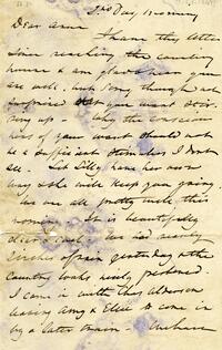 1869 September 27, to Dear Anna