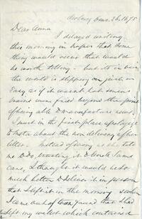 1875 June 26, Awbury, to Dear Anna