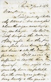 1876 July 8, Philadelphia, to Dear Anna