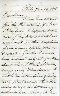 1876 July 29, Philadelphia, to Dear Anna