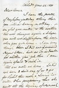 1880 September 22, Philadelphia, to Dear Anna